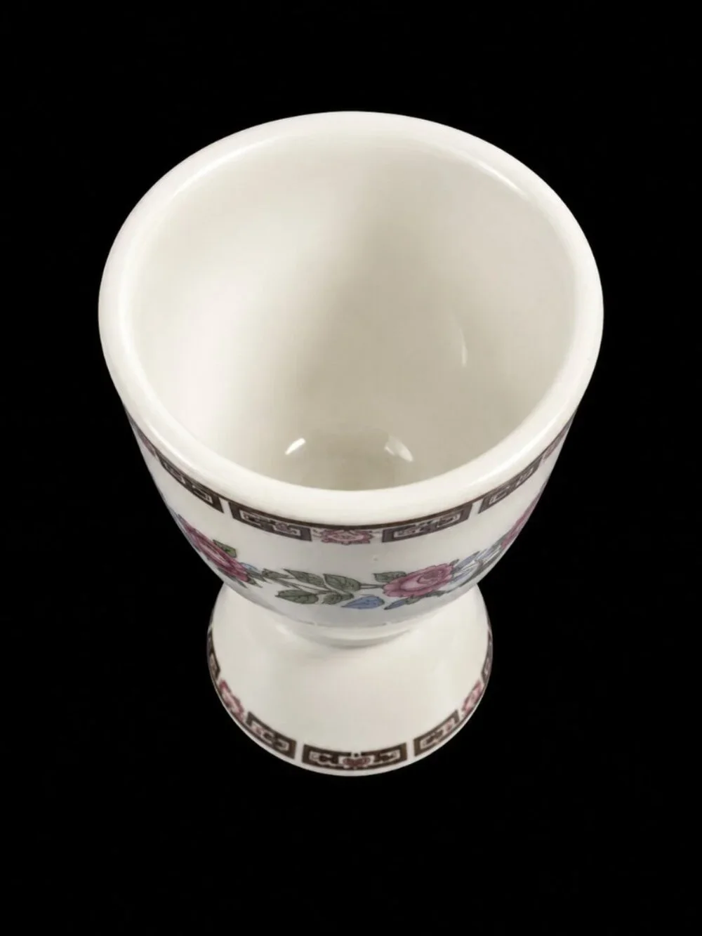 Vintage Royal Doulton Hotelware England Floral Egg Cups Set Of 3